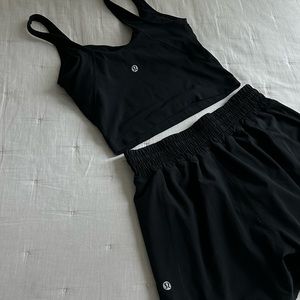 LULULEMON 🍋 SET Size 2 Black | Align Tank Top Hotty Hot High-Rise Short 4"